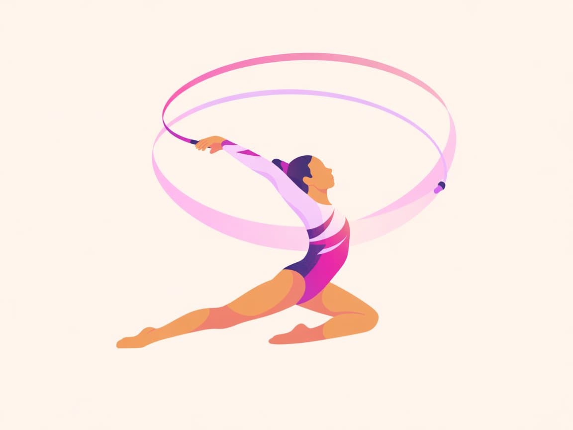 Corso di ginnastica ritmica con nastro e cerchio — Aurora 76 A.S.D. Camisano Vicentino