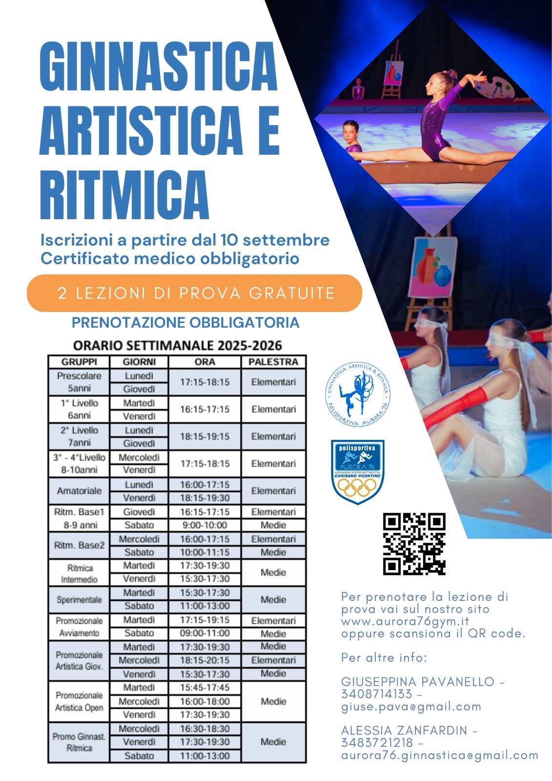 Aurora 76 iscrizione